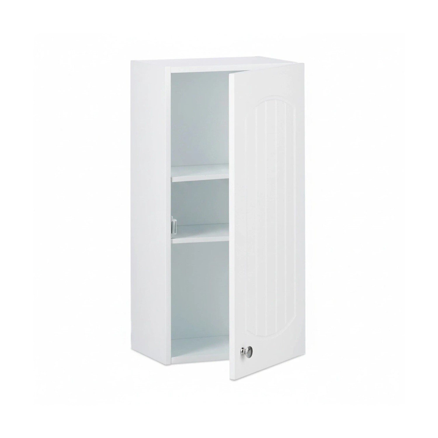 Relaxdays Badezimmerschrank MDF Weiß Hängend Magnetisch 60 x 30 x 20.5 cm 6.3 kg