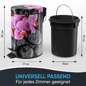 SANILO Kosmetikeimer Madeira mit Motiv und herausnehmbarem Inneneimer.