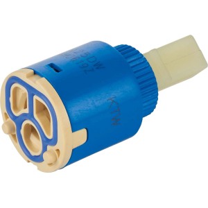 Ersatz-Keramikkartusche Ø 25 mm für Küchenarmatur KI-1010, blau/beige.