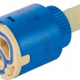 Ersatz-Keramikkartusche Ø 25 mm für Küchenarmatur KI-1010, blau/beige.