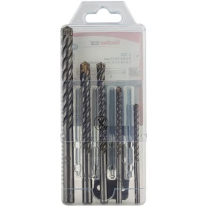 Fischer Steinbohrer Set, 5-teilig, mit robusten Bohrern für Dreh- und Schlagbohren.