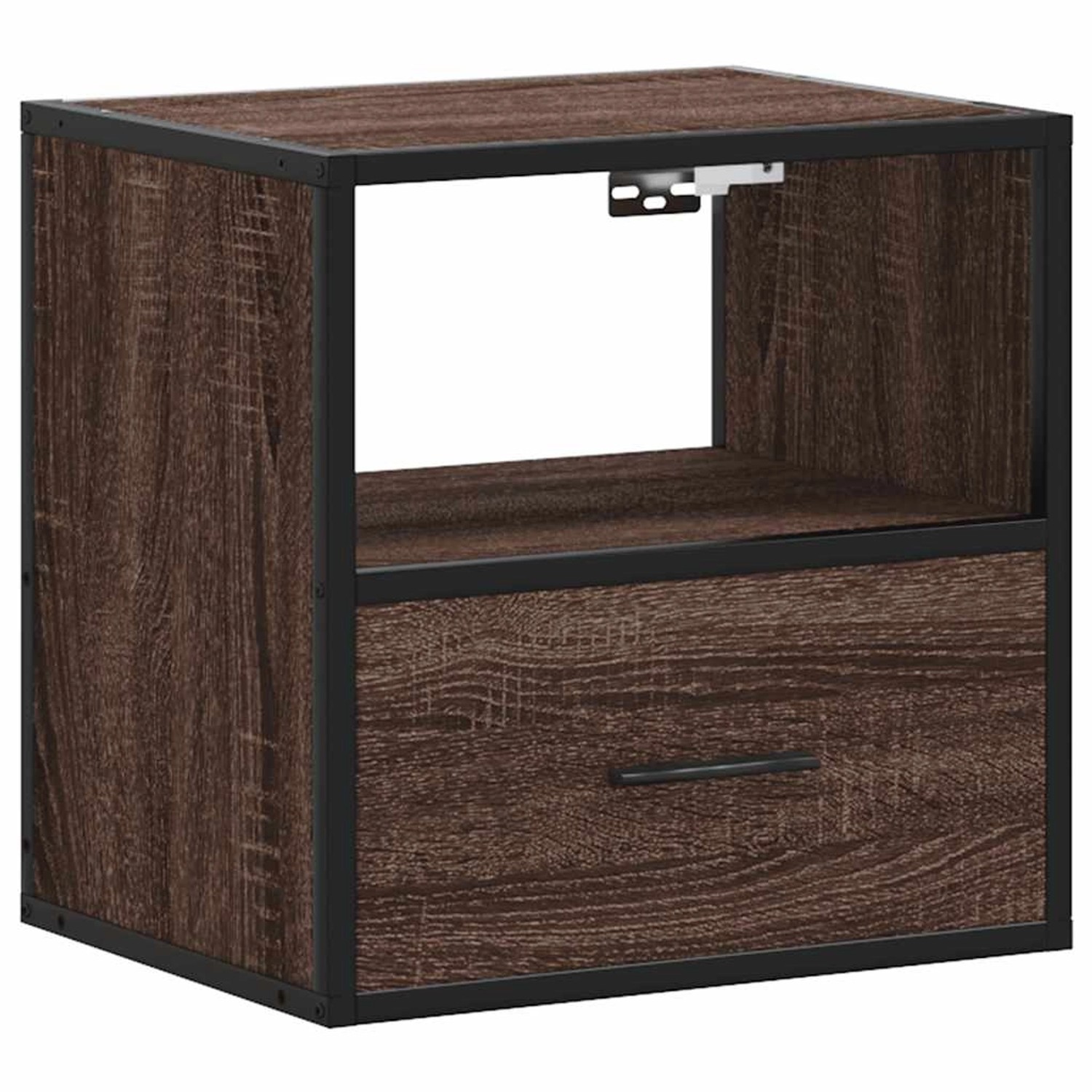 vidaXL Wand-Nachttisch Braun Eichen-Optik 40x31x39,5 cm 848742 günstig online kaufen