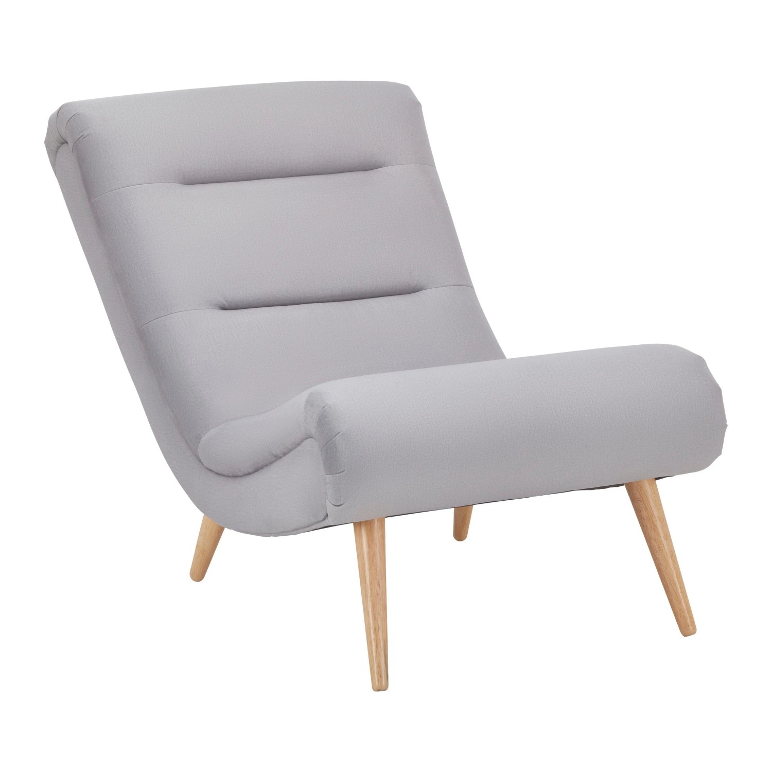 Bessagi Home Sessel Jan Hellgrau Samt