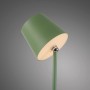 Grüne Akku-LED-Tischleuchte Boteria, dimmbar, für Innen & Außen. Dekoleuchte mit Flaschenaufsatz.