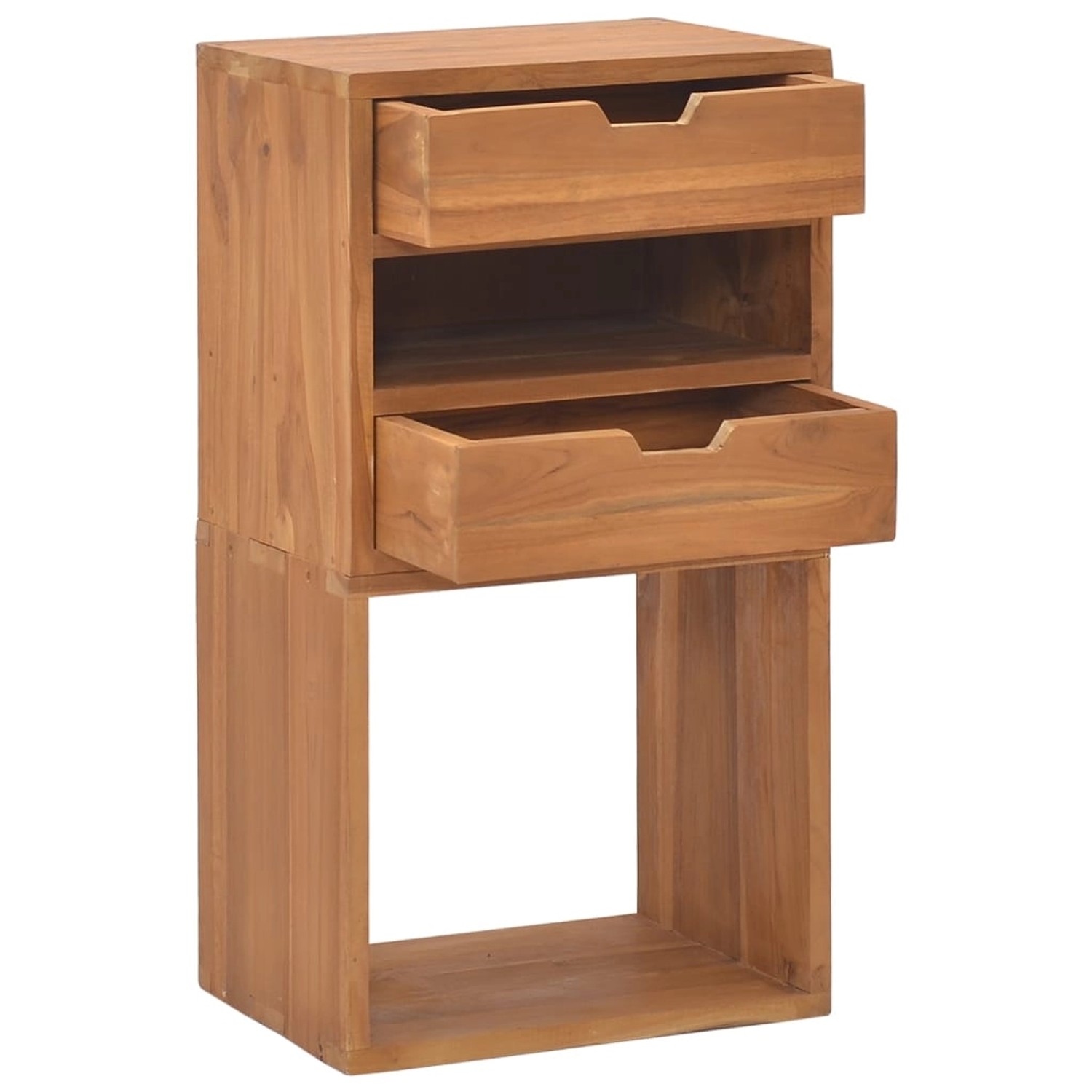 vidaXL Beistellschrank 40x30x76 cm Teak Massivholz günstig online kaufen