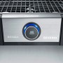 Detailaufnahme: Severin SENOA DigitalBOOST Tischgrill mit Temperaturregler und Grillrost.