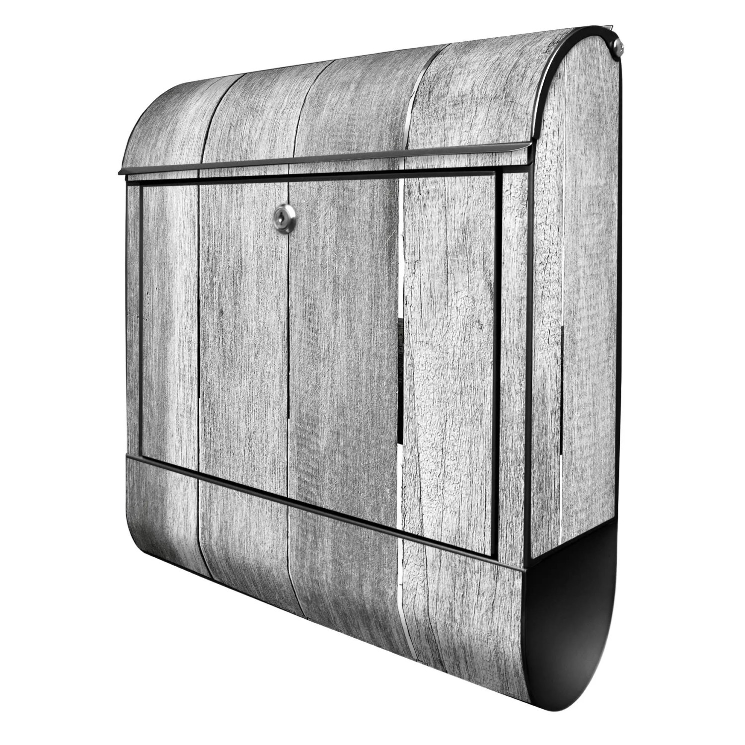 Banjado Design Briefkasten Schwarz Pulverbeschichtet 39x47x14cm 2 Schlüssel günstig online kaufen