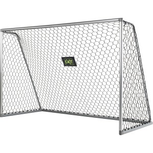 EXIT Scala Aluminium Fußballtor, 300x200cm, mit schwarzem Netz. Robust und leicht.