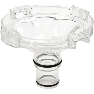 Intex Vakuumdeckel aus Kunststoff, grau, 12,5x12,5x4,5 cm, für Pool-Reinigung.