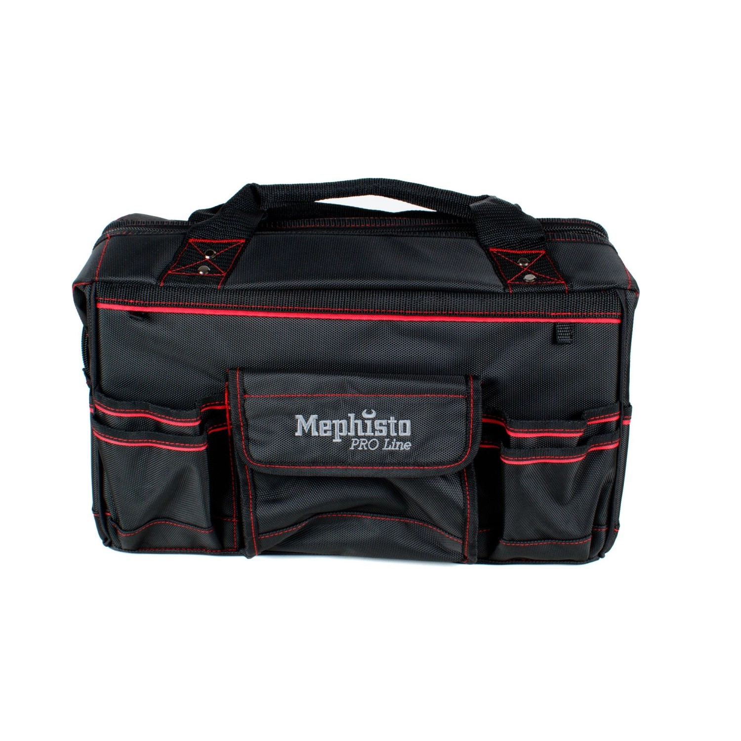Mephisto Werkzeugtrolley Nova, robuste Arbeitstasche mit Schultergurt, aus strapazierfähigem 1680D Outdoor-Gewebe.
