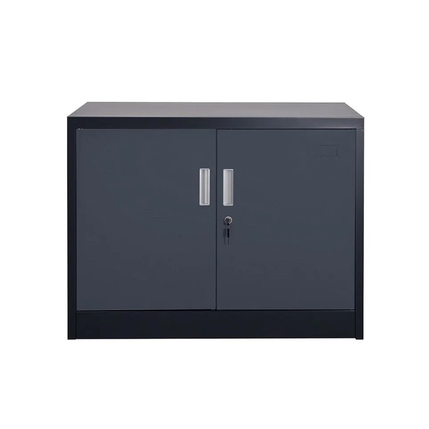 Jet-Line Stahlschrank Saratow in Anthrazit 68 x 40 x 90 cm mit Abschließbaren Türen