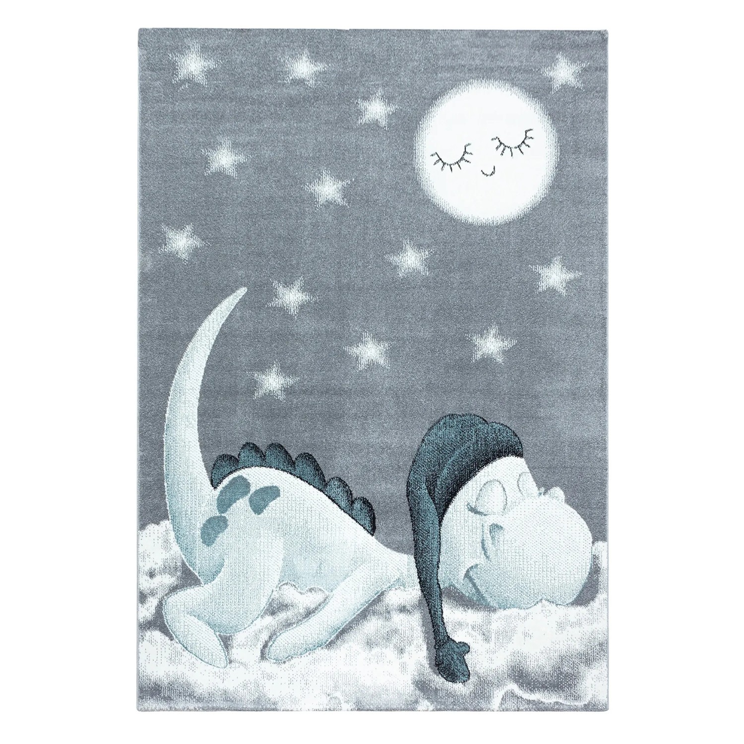 Ayyildiz Kinderteppich Bambi 840 Blau 140 cm x 200 cm