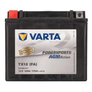 Varta MoBa Batterie 10Ah Powersports Active AGM für Motorrad, Quad & Co.