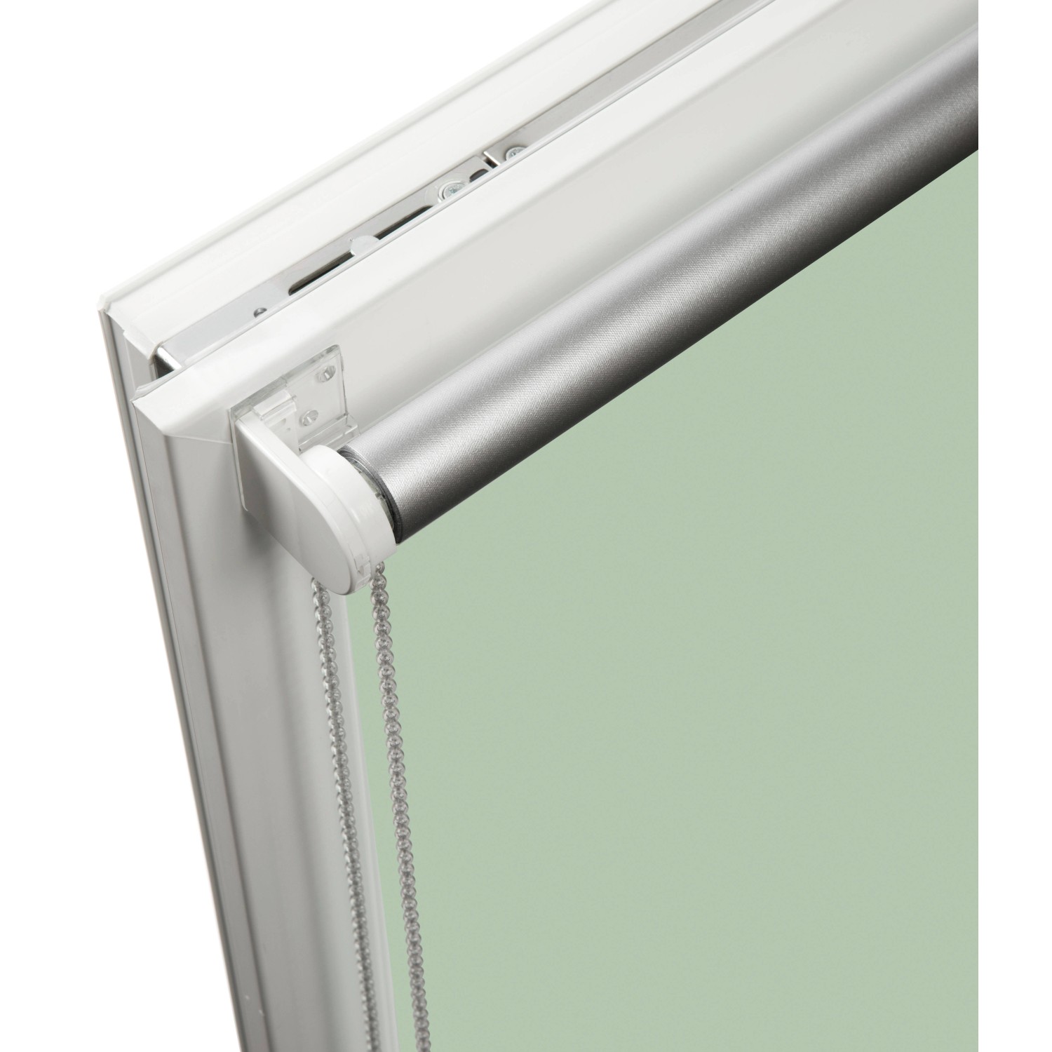 Schöner Wohnen Thermo-Rollo Martha, 75x150 cm, Grün, Detailansicht.
