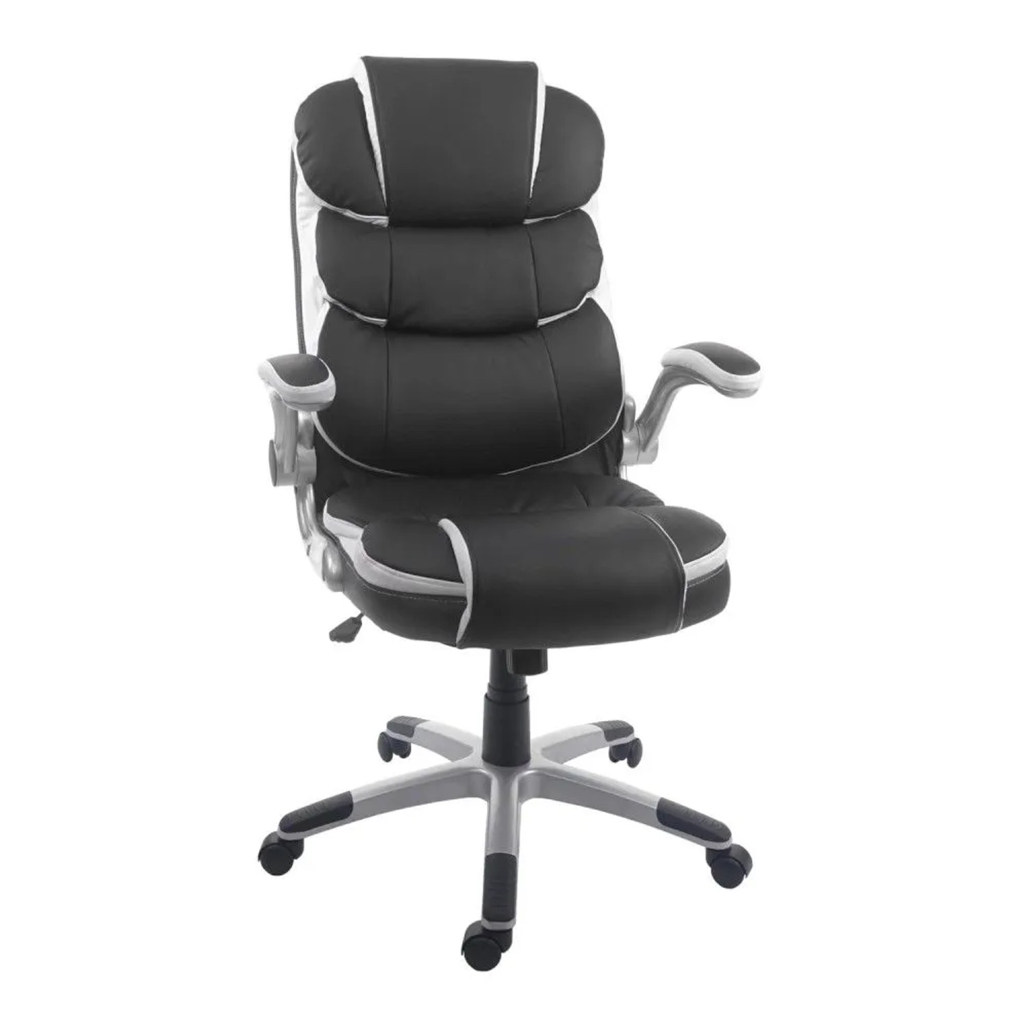 MCW Bürostuhl F80 Schreibtischstuhl Chefsessel Drehstuhl Kunstleder Schwarz