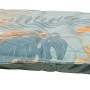 Madison Bankauflage Outdoor Dotan Blau, 120 cm, mit tropischem Blätter-Muster.