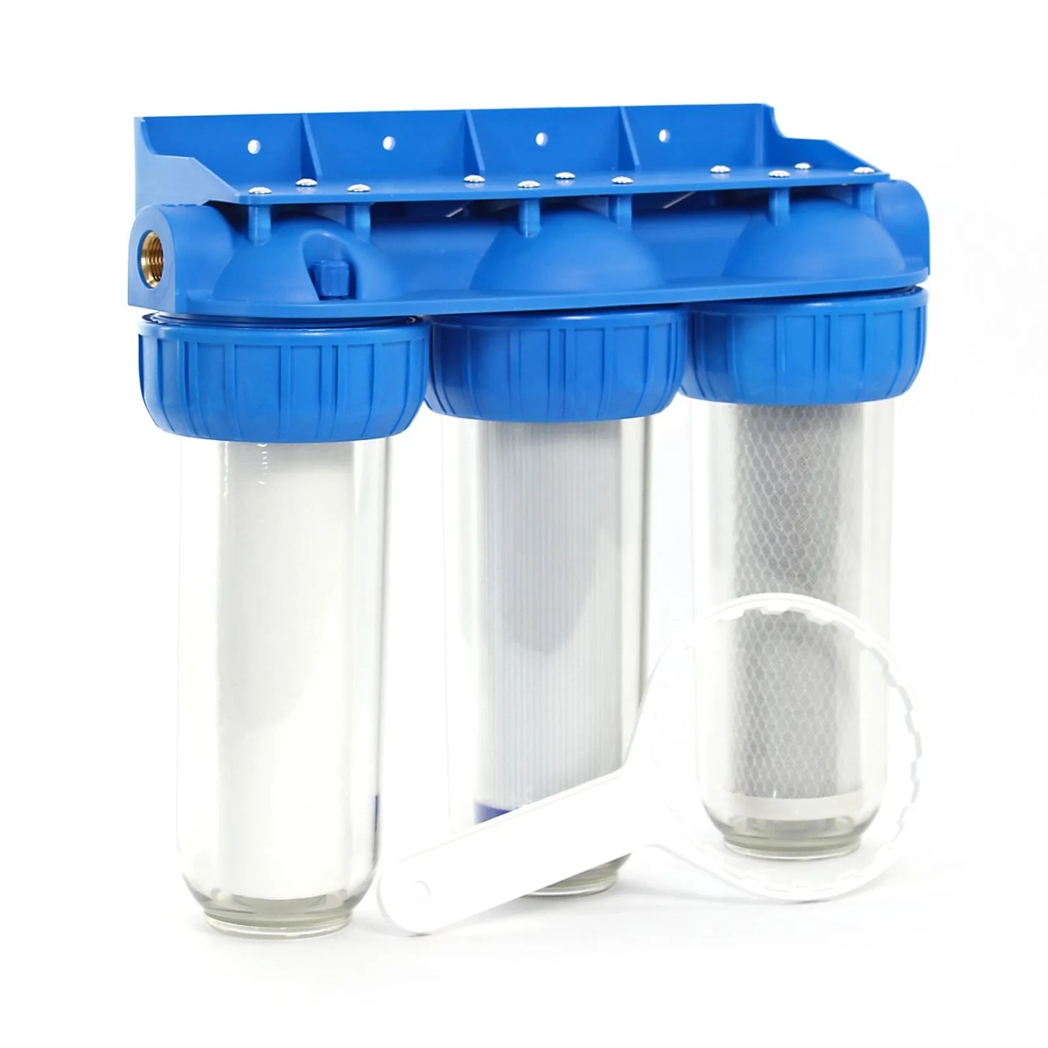 Naturewater Nw-Br10B4 3 Stufen Filter 5Μ 3289Mm 1 Zoll Sedimentfilter Aktivkohle