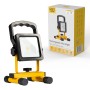 LED Arbeitsleuchte, aufladbar, 7W, 700lm, 6500K, IP54, schwarz-gelb.
