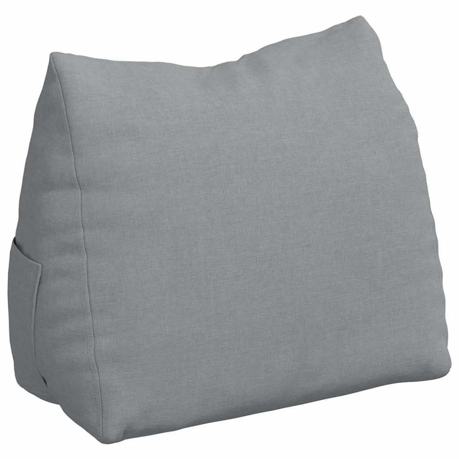 vidaXL Rückenkissen Hellgrau 45 x 20 x 35 cm Stoff 42015002