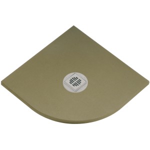 Bodenebenes, verfliesbares Duschelement 90x90 cm mit waagerechtem Ablauf.