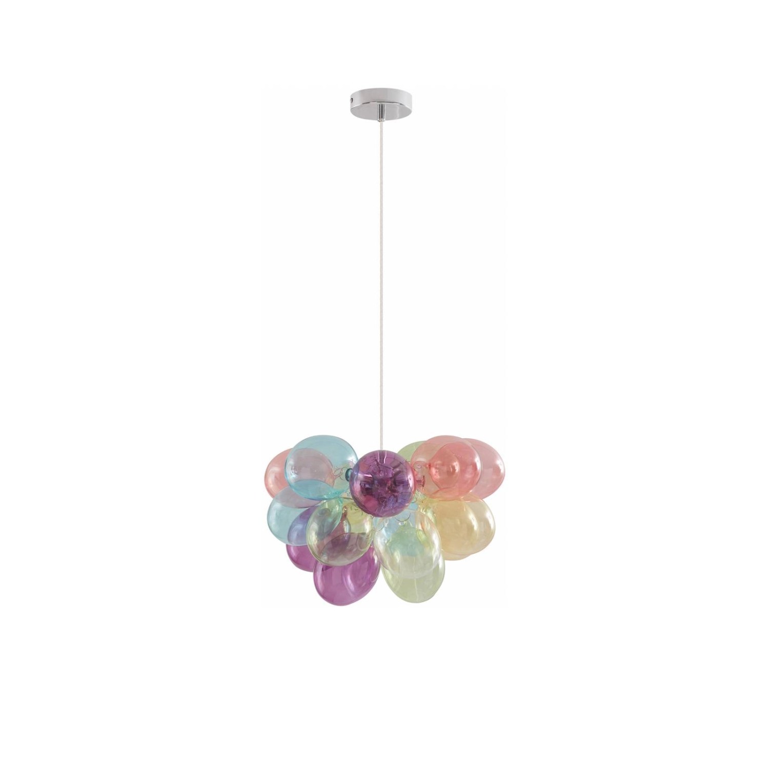 Lucande Pendelleuchte Diborah 10013061 Design Modern aus Glas 3-flammig G9 günstig online kaufen