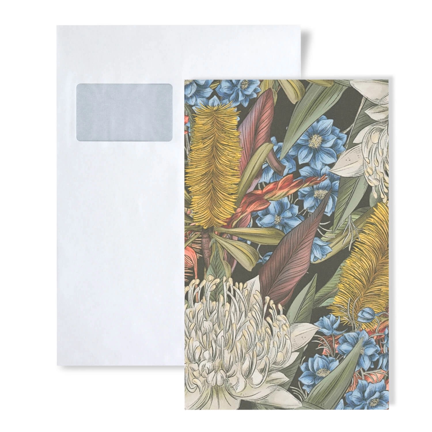 PROFHOME 1 MUSTERSTÜCK S-394282-GU DIN A4 MUSTER der Floralen Tapete günstig online kaufen