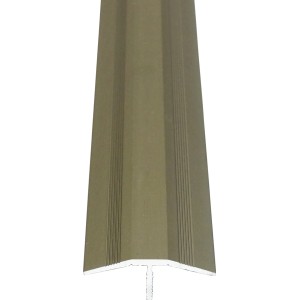 Übergangsprofil aus Edelstahl, 5 mm x 33 mm, Länge 900 mm, für Laminat und Parkett.