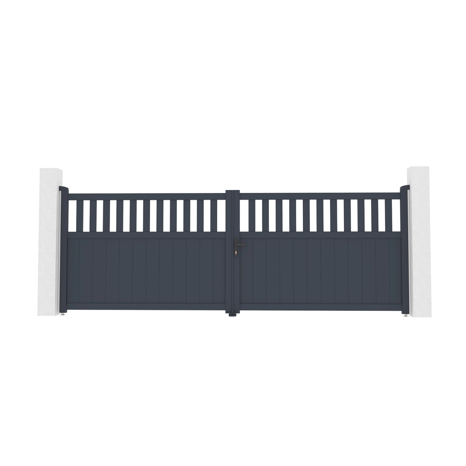 Casanoov Flügeltor Elektrisch 4M Santis H 140Cm & Drehtorantrieb Bunker B50 günstig online kaufen