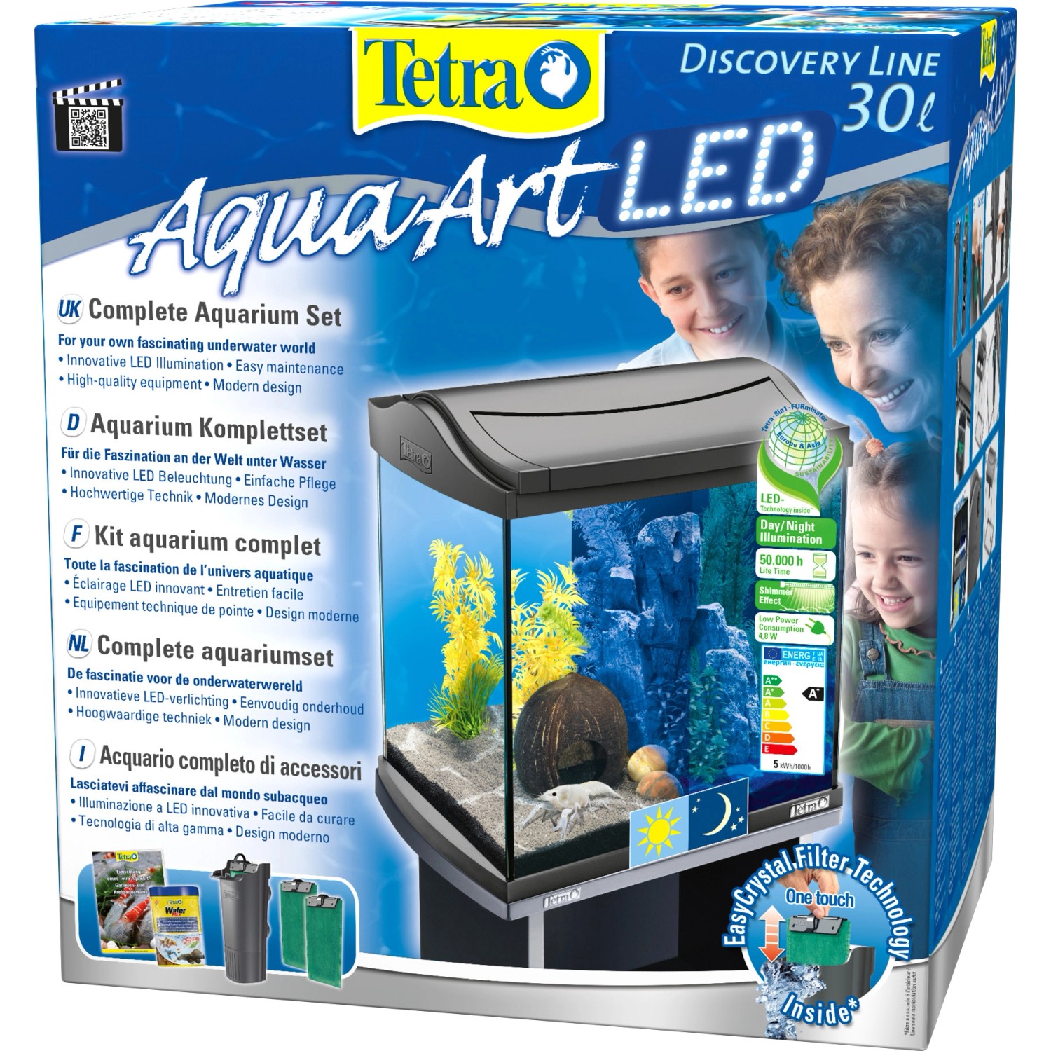 Tetra Aquarium-Set AquaArt Discovery Line LED 30 l Anthrazit kaufen bei OBI