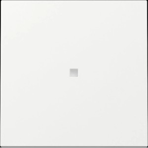 Gira Kontrollwippe, reinweiß glänzend, für Schalter und Taster.