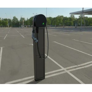 Alphatec Wallbox Mini 11kW mit 5m Kabel für Elektroautos, Plug-and-Play Ladelösung.