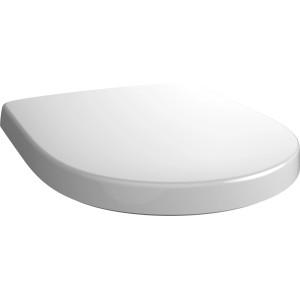 Villeroy & Boch O.Novo WC-Sitz in Alpinweiß mit Edelstahl-Steckscharnier.