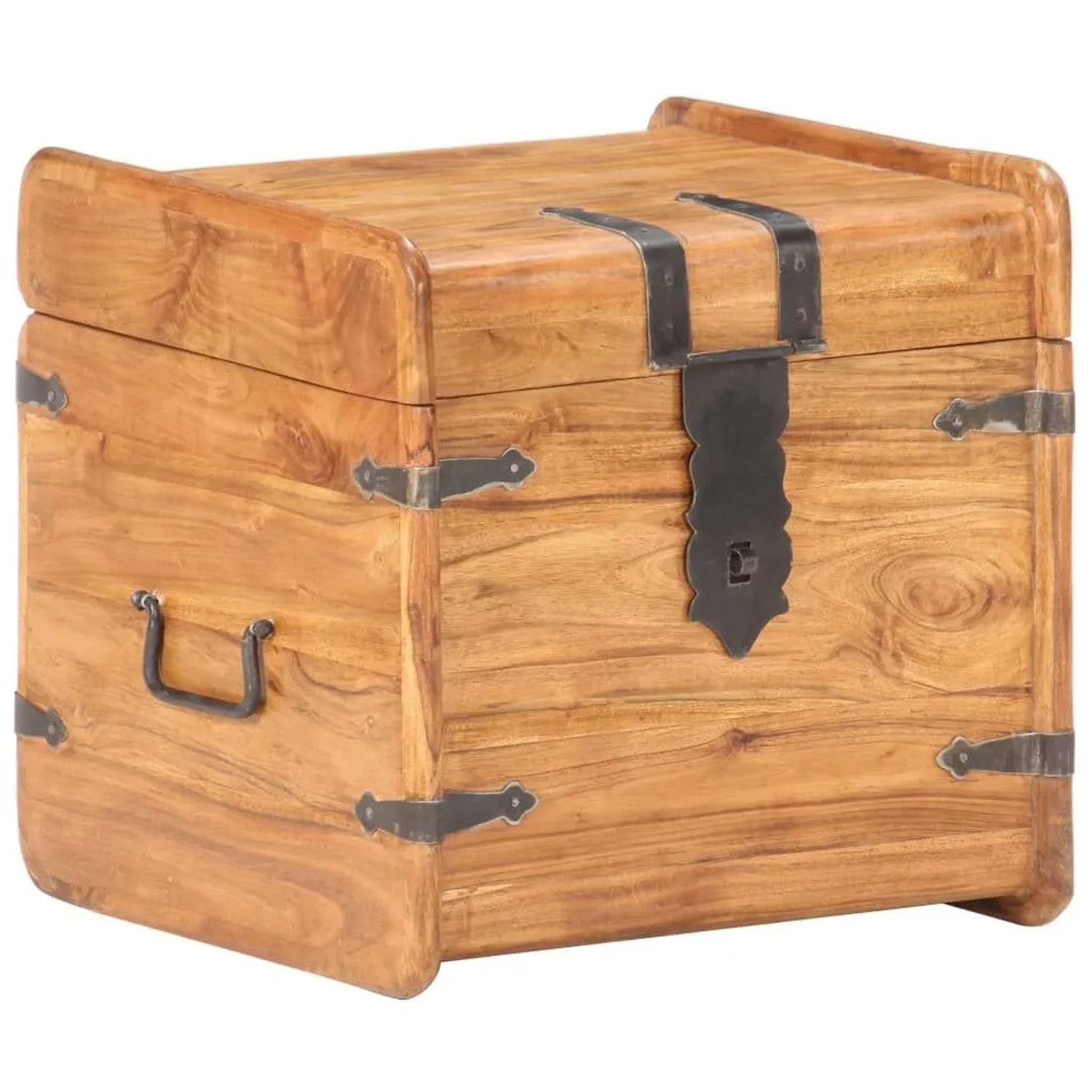 vidaXL Truhe 40x40x40 cm Akazie Massivholz 289647