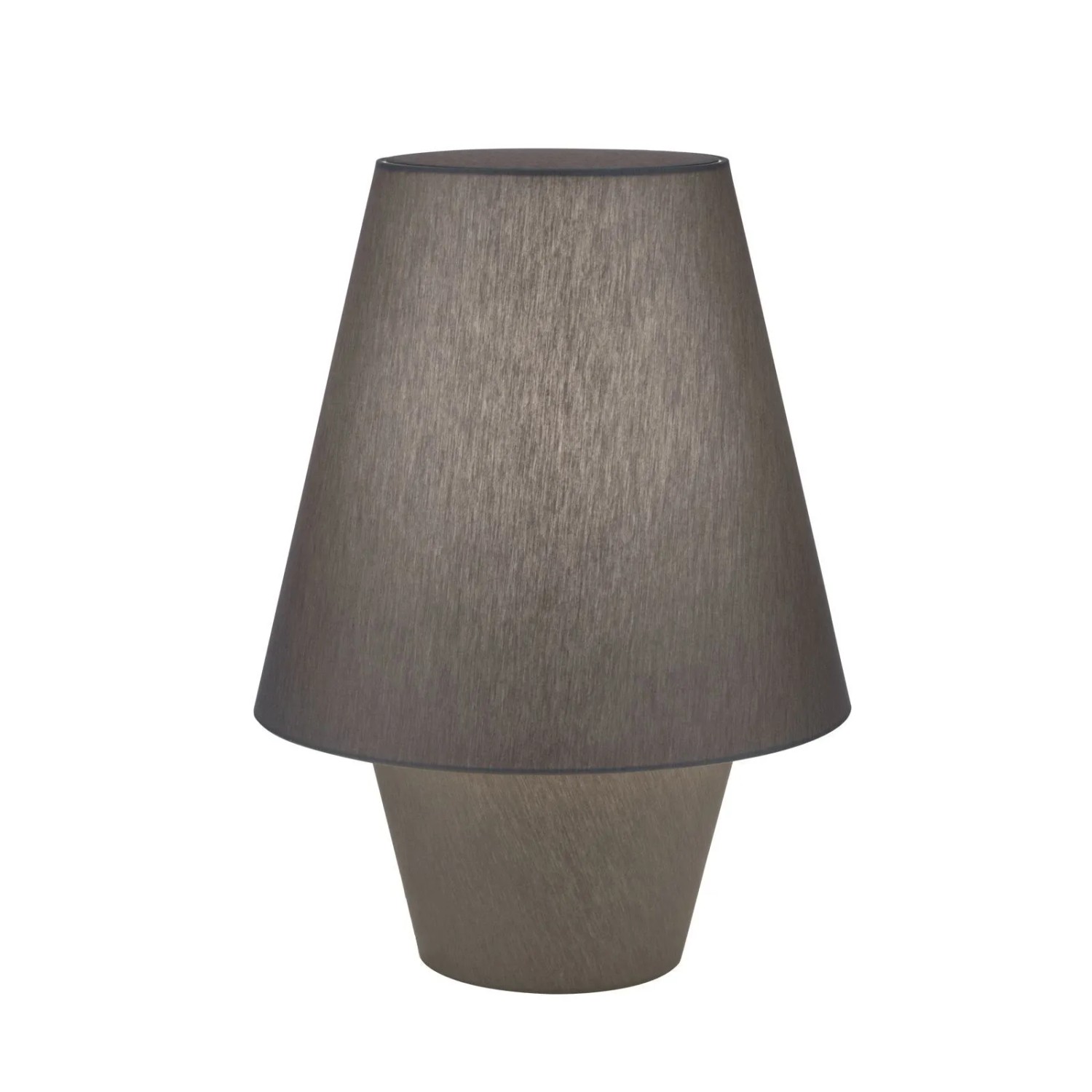 Orion Leuchten Tischleuchte Twins Medium 1 x E27 Grau