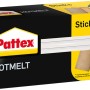 Packung Pattex Heißkleber Sticks Hotmelt, 50 transparente Klebesticks für Heißklebepistolen.