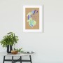 Wandbild ABC Animal P: Buchstaben-Motiv mit Pfau, ideal für Kinderzimmer. Bilder von Komar bei OBI.