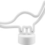 Weiße Reality LED Tischleuchte Bronto im Dinosaurier-Design, 20,5x27x8,5 cm.