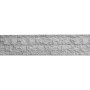 Betonzaun-Platte Casa Borsika, 200 cm, graue Steinoptik für Sichtschutz im Garten.