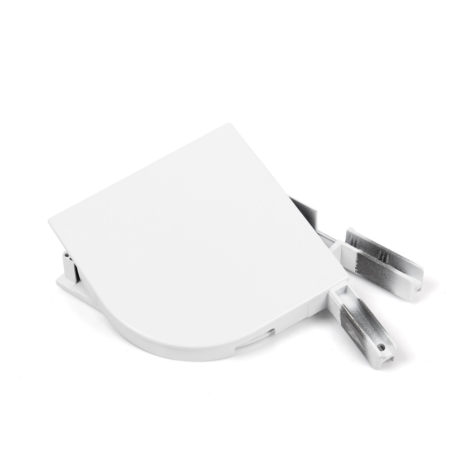 Avosdim Alu Blendkappen Viertelrund 180mm Weiß Ral 9016