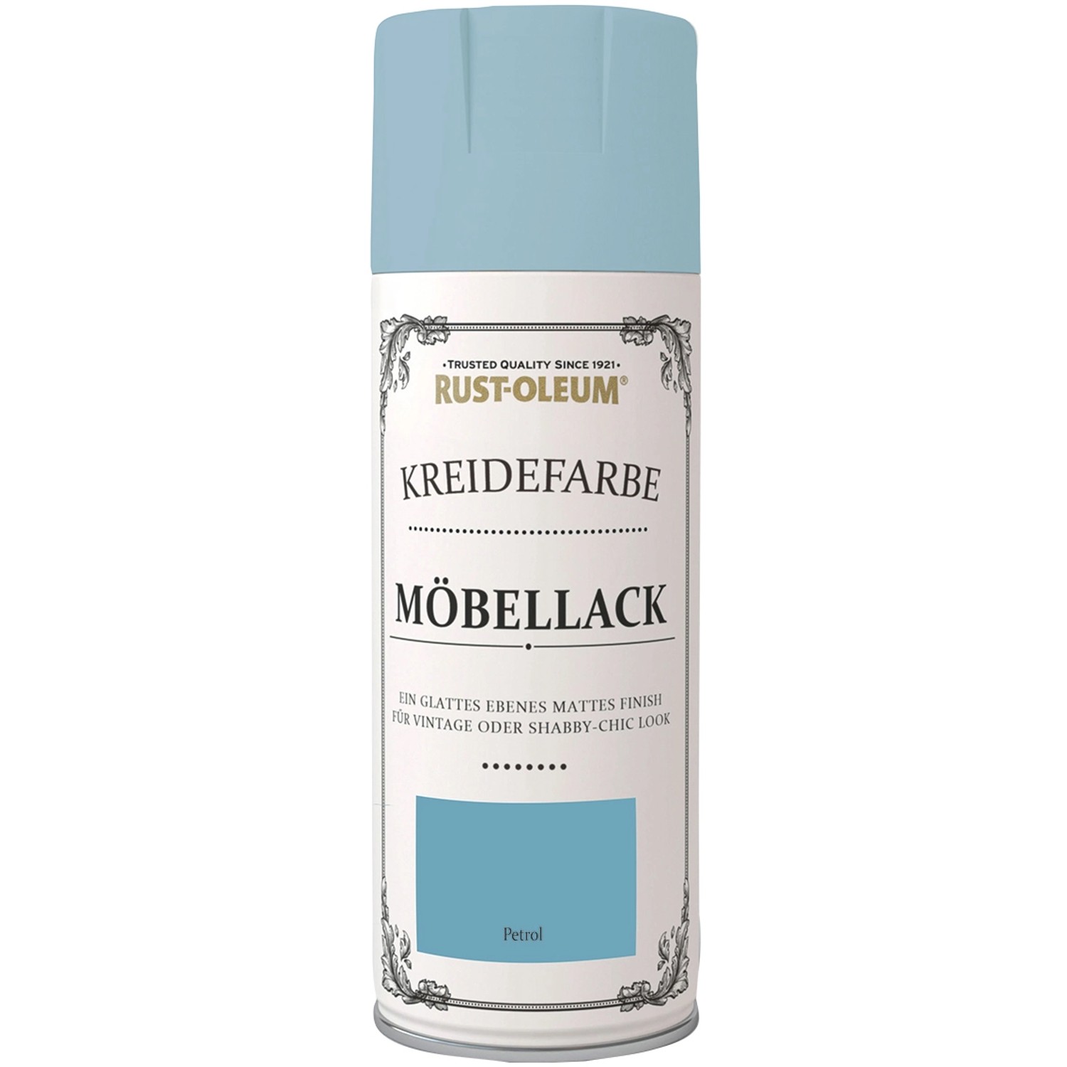 Rust-Oleum Kreidefarbe-Möbellack Sprühfarbe Petrol matt 400 ml