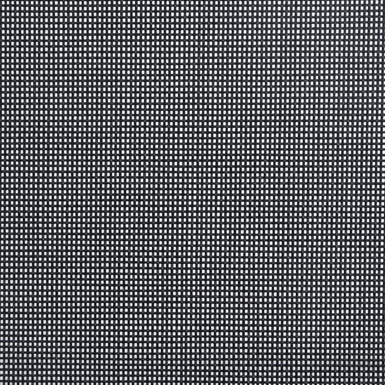 Detailaufnahme Textilene-Gewebe der Furnicato Gartenstühle, schwarz.