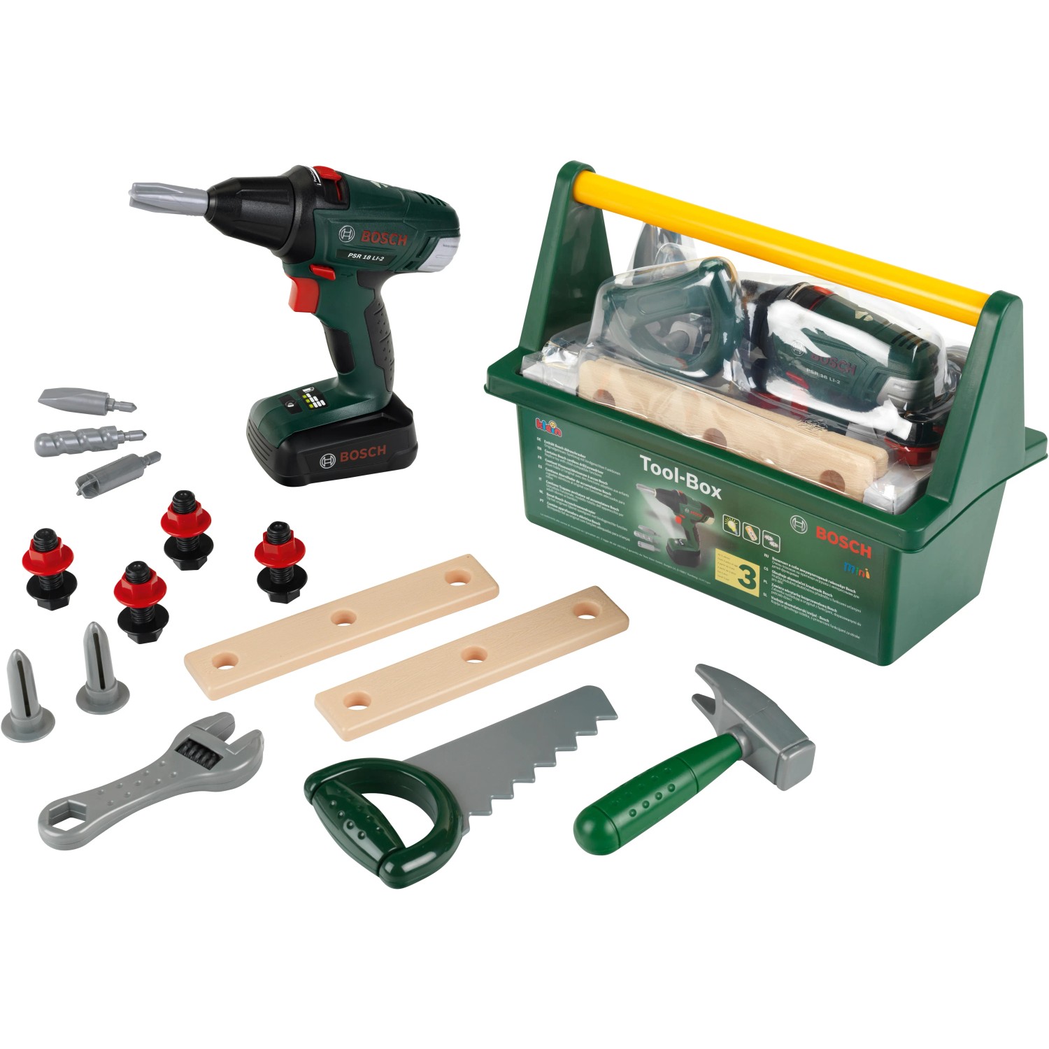 Bosch Werkzeugspielzeug Werkzeug-Box inkl. Akkuschrauber kaufen bei OBI