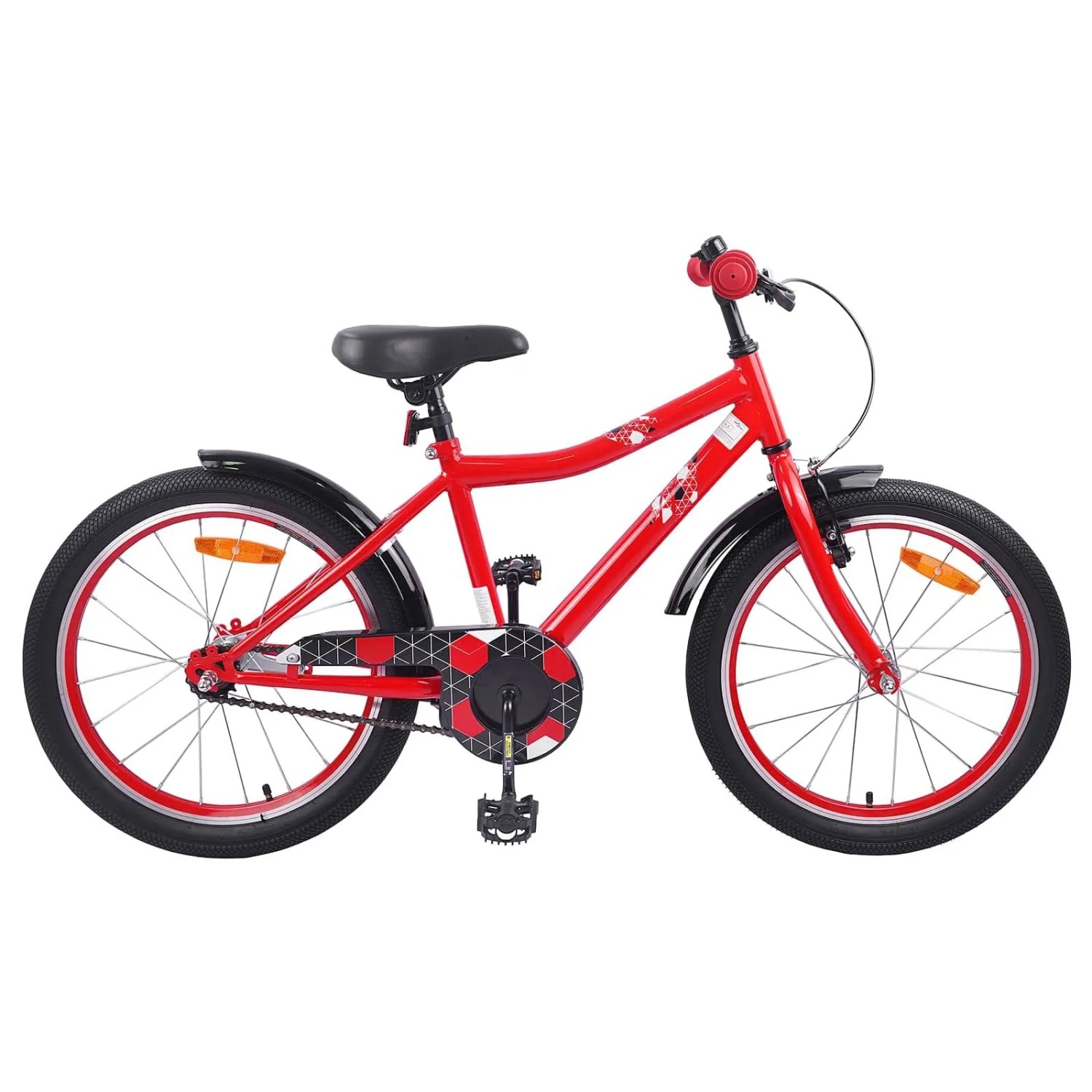 vidaXL Kinderfahrrad 20 Zoll für 6-11 Jahre Alt Rot 42009516