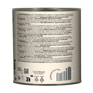 Lucky Jim Hunde-Nassfutter Huhn & Leber, 800g Dose für adulte Hunde.
