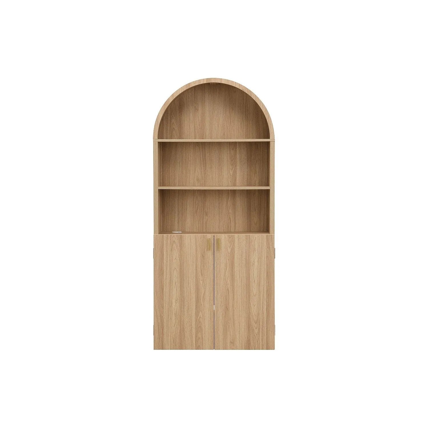 Vente-unique Schreibtisch Lymiar Naturfarben Hell 80 cm
