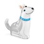 Bestway Wassersprinkler Happy Husky, aufblasbarer Husky für Kinder ab 2 Jahren.