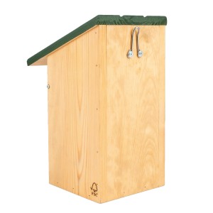 CJ Wildlife Nistkasten Seattle mit Raubtierschutz, Holz mit grünem Dach.