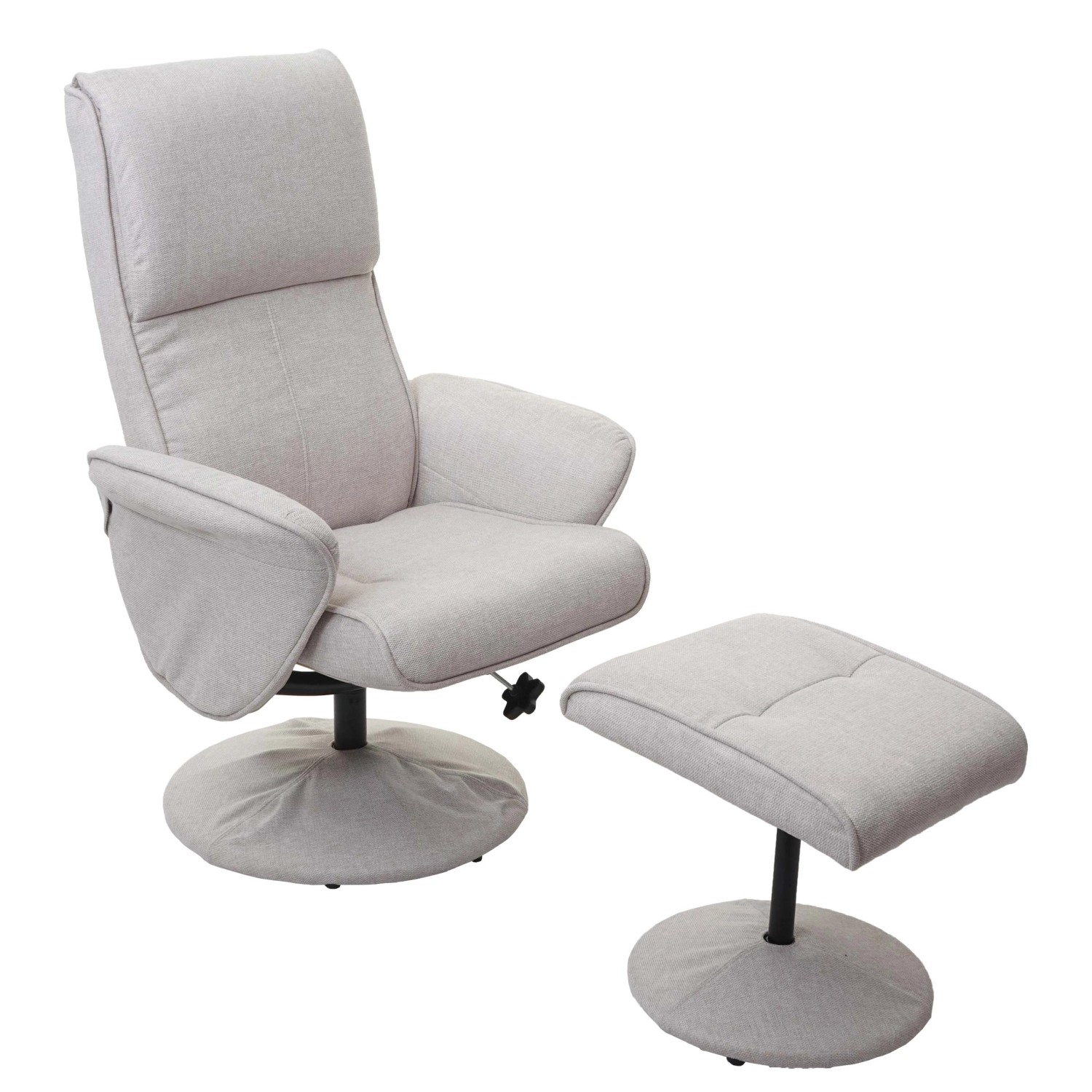 MCW Relaxsessel Stockholm Stoff/Textil Creme-Beige günstig online kaufen