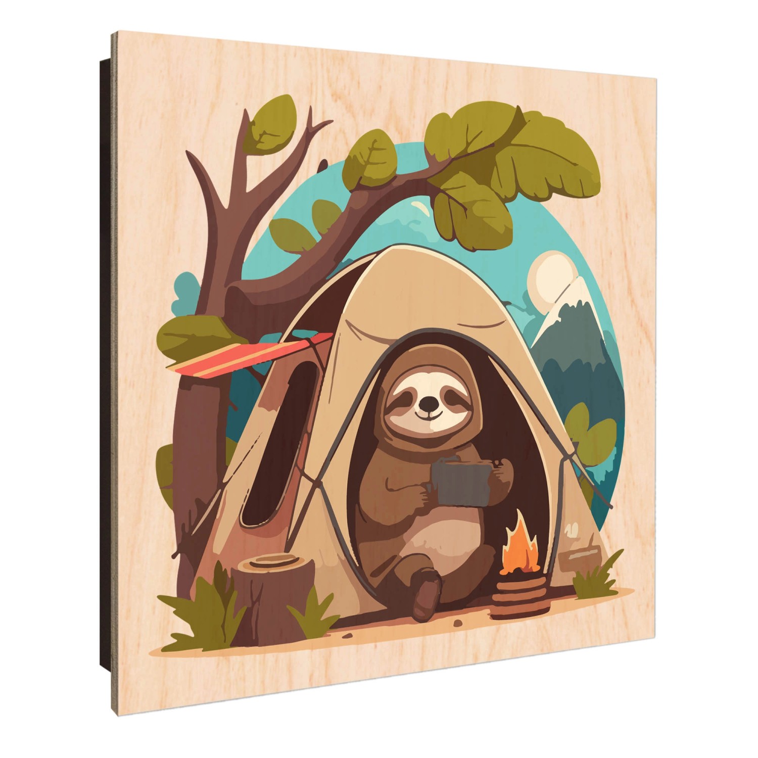 Banjado Großer Schlüsselkasten Holz 30x30cm Schwarz Scharnier Links 50 Hake günstig online kaufen