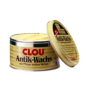 Clou Antik-Wachs Natur 200ml für die Pflege und den Schutz von Holzmöbeln.